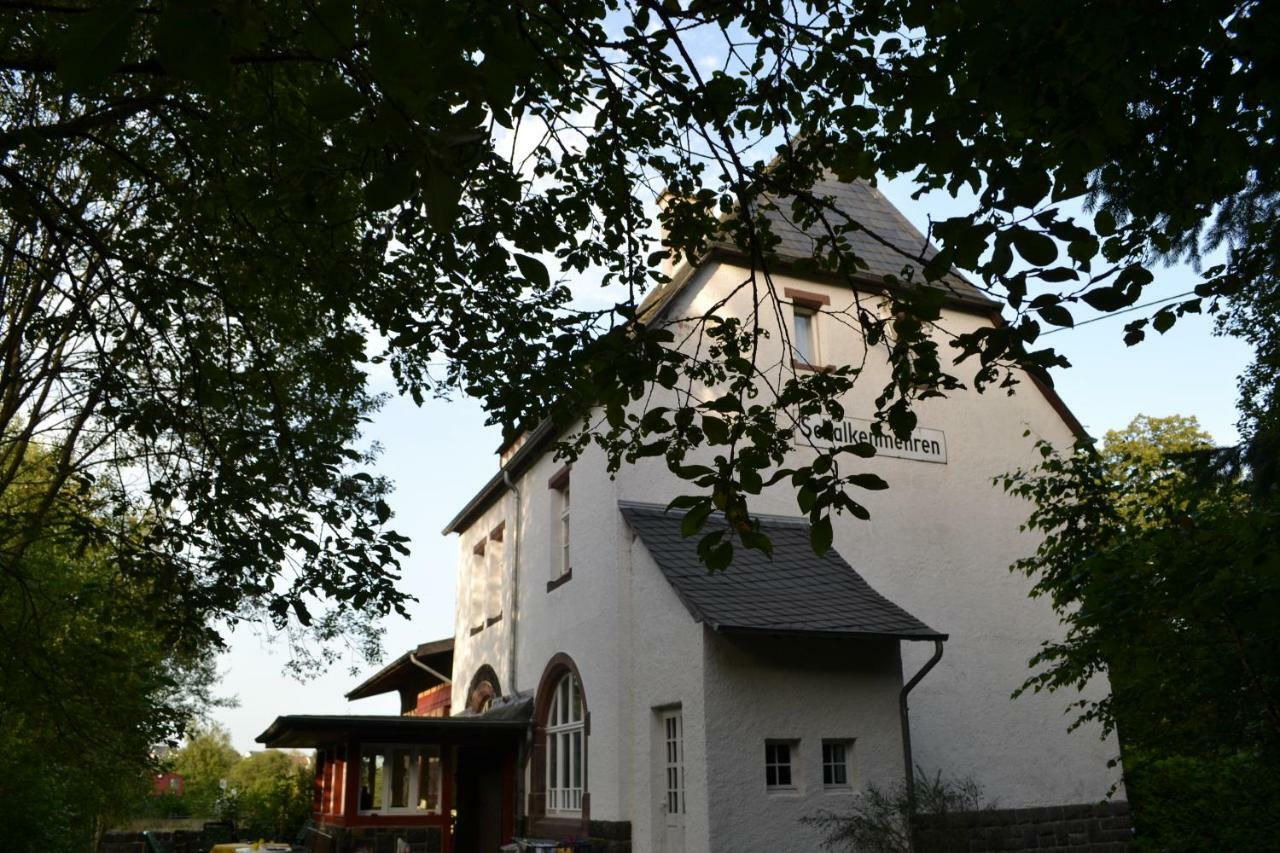 "Alter Bahnhof" Schalkenmehren Appartement Buitenkant foto