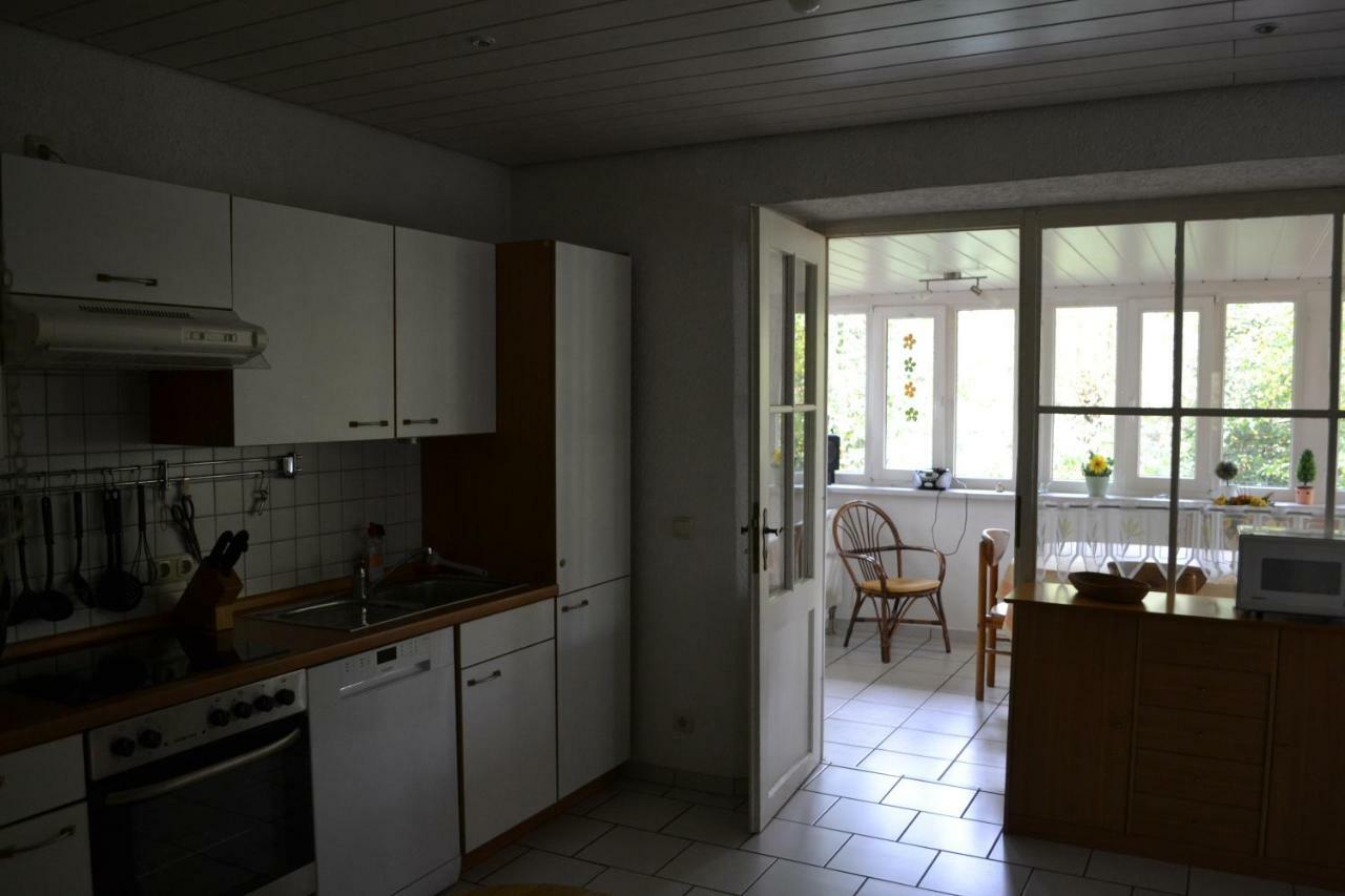 "Alter Bahnhof" Schalkenmehren Appartement Buitenkant foto
